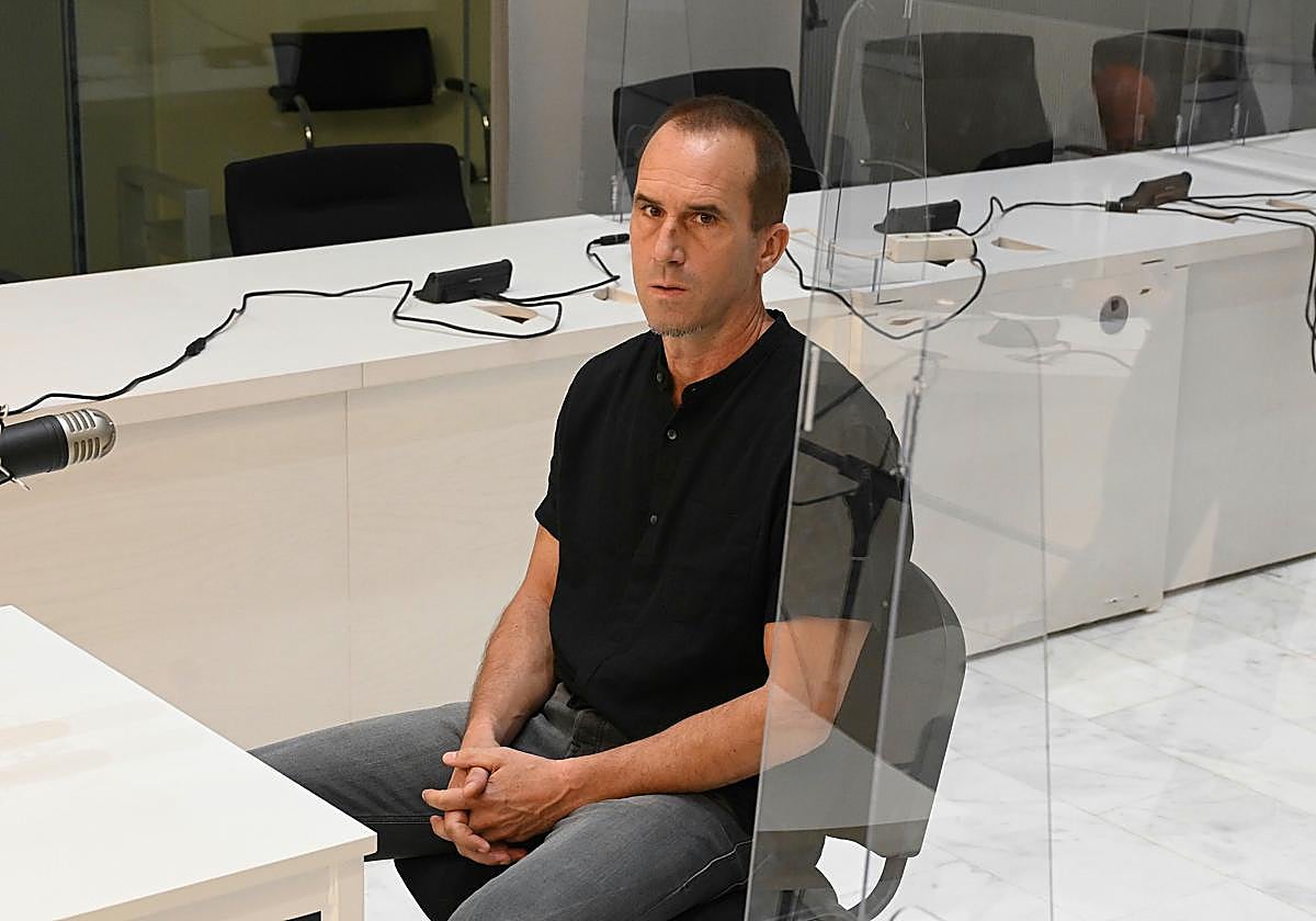 Txeroki durante un juicio en la Audiencia Nacional.