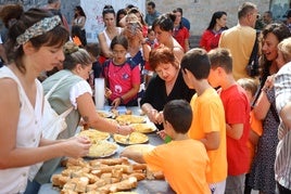 Gran ambiente en Ergobia por las fiestas de San Bartolomé