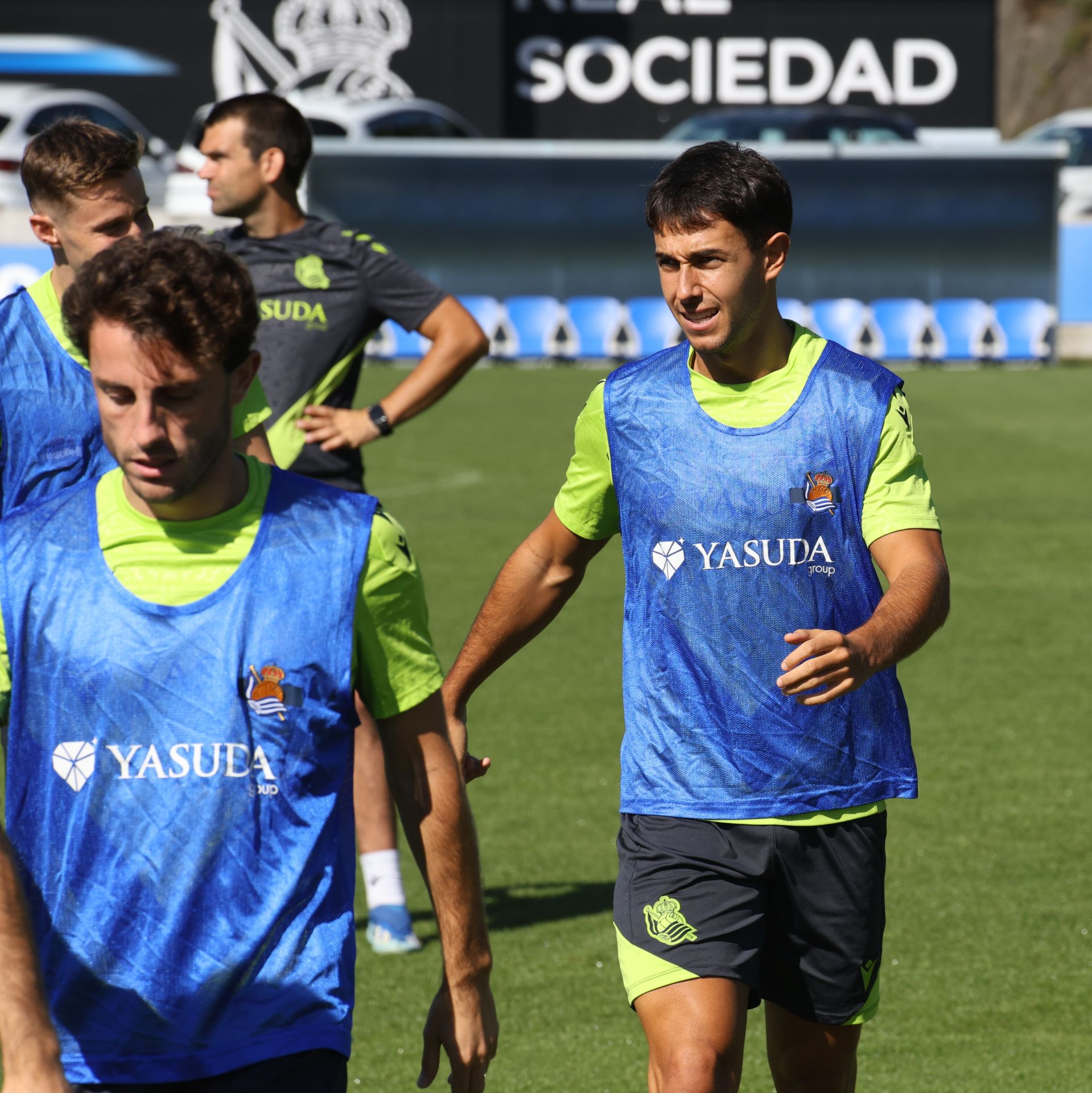 Imágenes del último entrenamiento de la Real Sociedad antes de recibir al Alavés