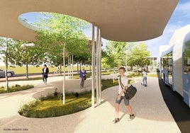 Donostia diseña la terminal de autobuses que sustituirá en el paseo de los Fueros a la de plaza Gipuzkoa