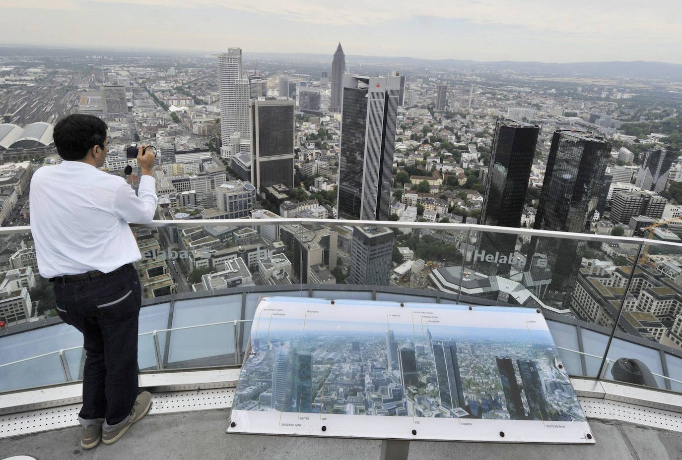 Imagen de Francfort, capital financiera de Alemania.