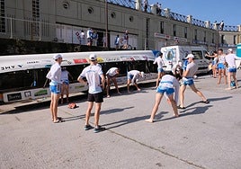 Las mejores fotos del entrenamiento de traineras a la víspera de la Bandera de La Concha