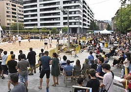 El torneo va rotando su celebración en diferentes plazas de la villa y, en esta ocasión, vuelve al barrio Larramendi, como hace tres años.