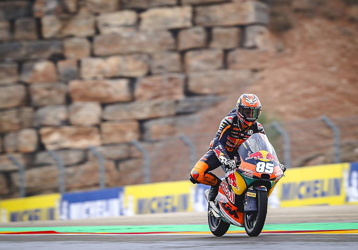 Zurutuza, en el GP de Aragón del pasado domingo.