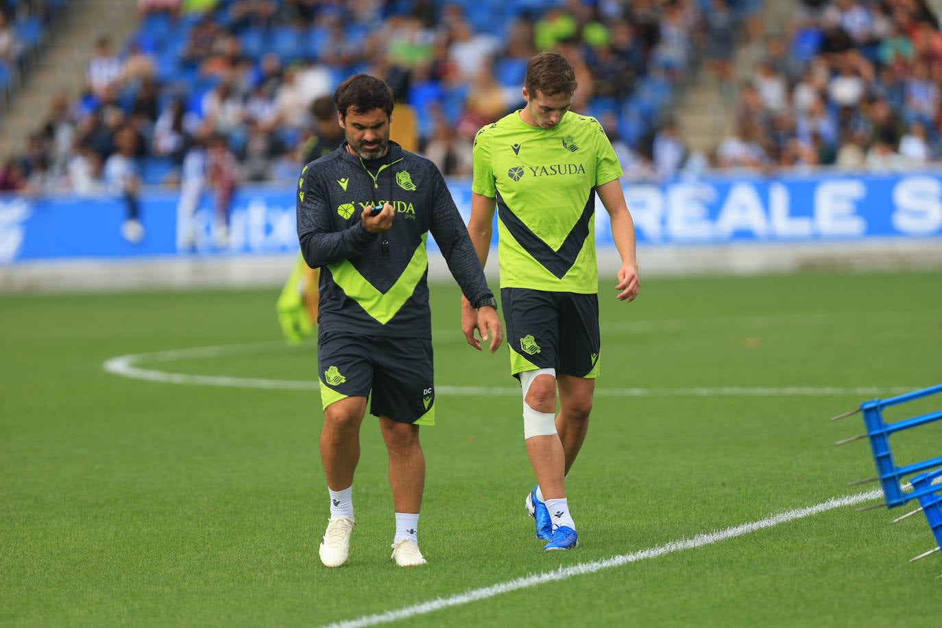 Las mejores imágenes del entrenamiento de la Real en Zubieta