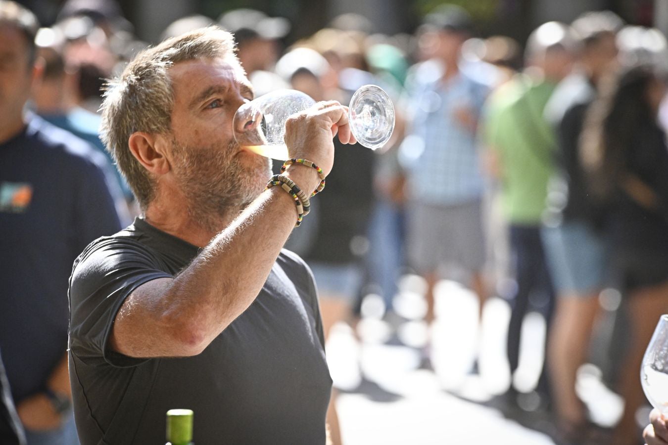 Gran ambiente en el Sagardo Eguna de Donostia