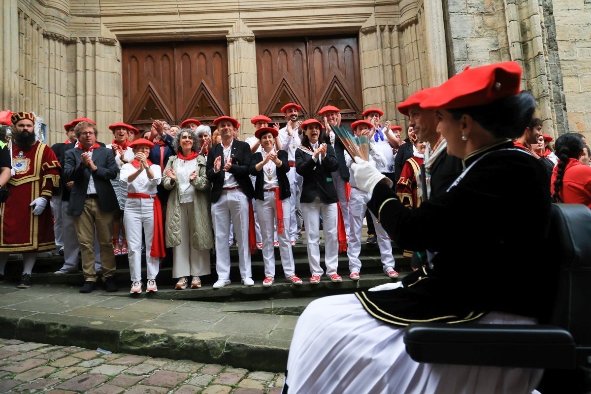 El desfile de la compañía Jaizkibel, en imágenes