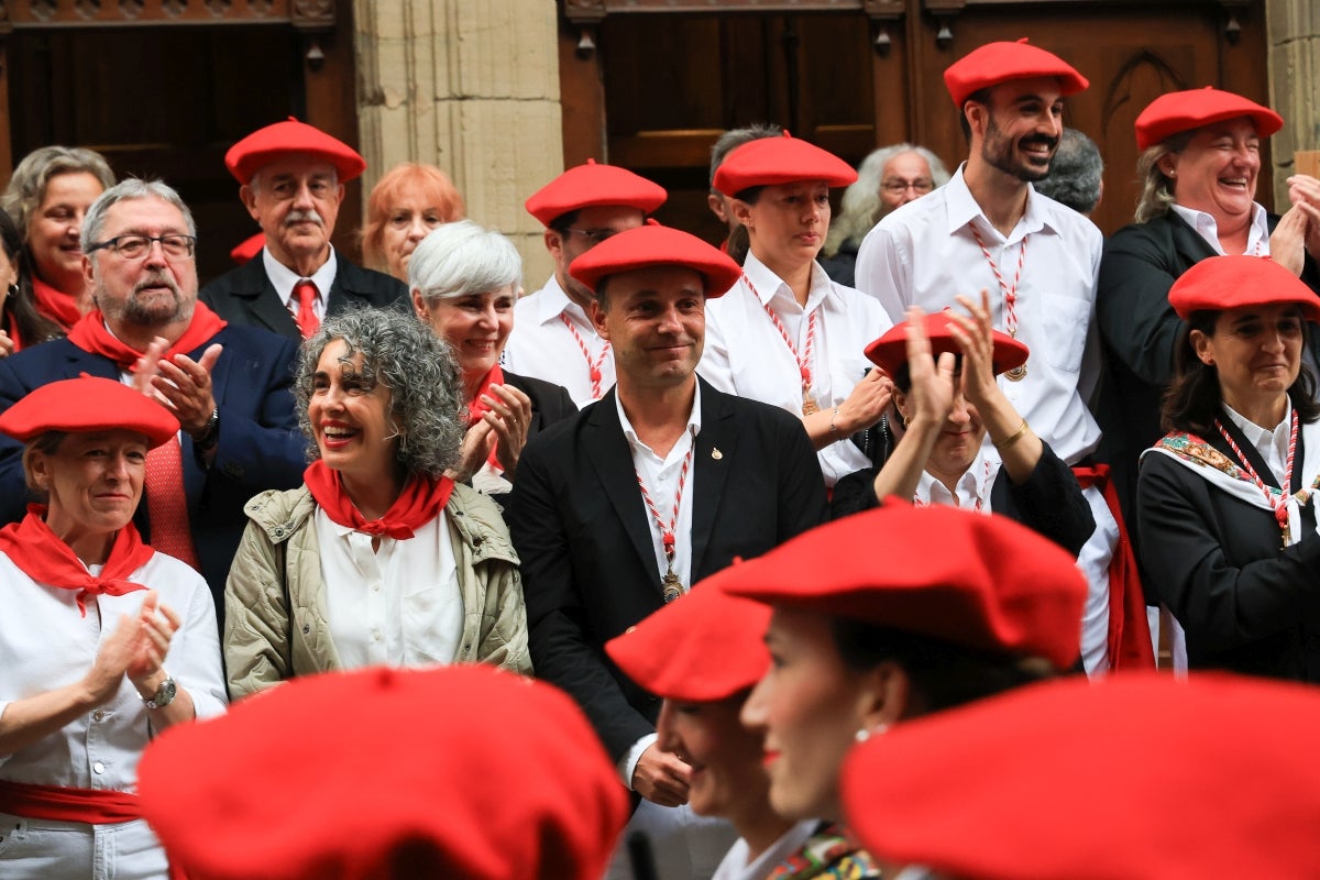 El desfile de la compañía Jaizkibel, en imágenes