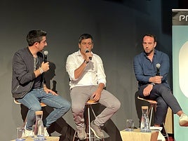 Álex Ubago, Aletxu Echevarria eta Alex Gibelalde.