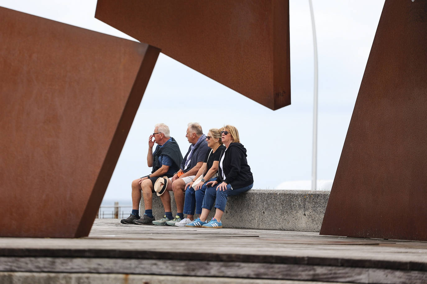 Día gris en San Sebastián