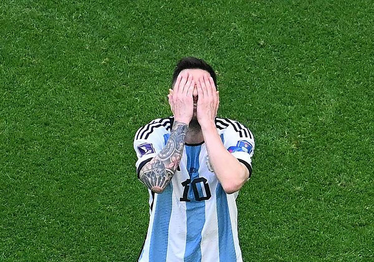 Messi, en el Mundial de Quatar.