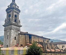 José Antonio, Horacio y Kontxi tras presentarse la cuestación.