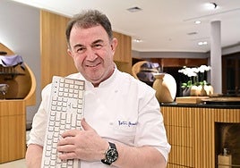 Imagen de archivo de Martín Berasategui en su restaurante de Lasarte.