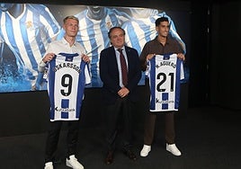 Aguerd y Oskarsson, presentados en Anoeta