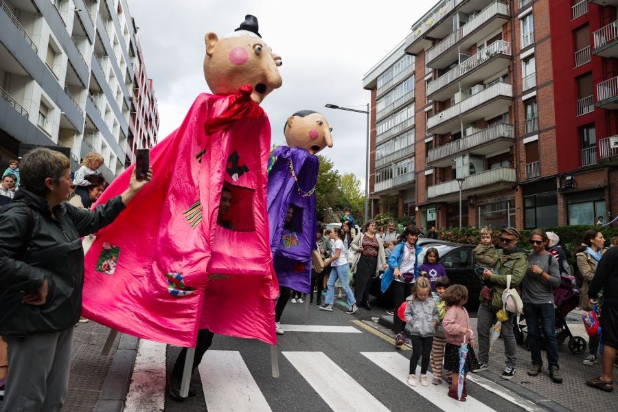 Txupinazo en los Porrontxos de Egia
