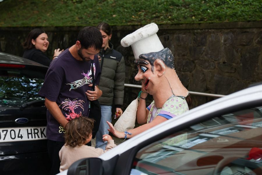 Txupinazo en los Porrontxos de Egia