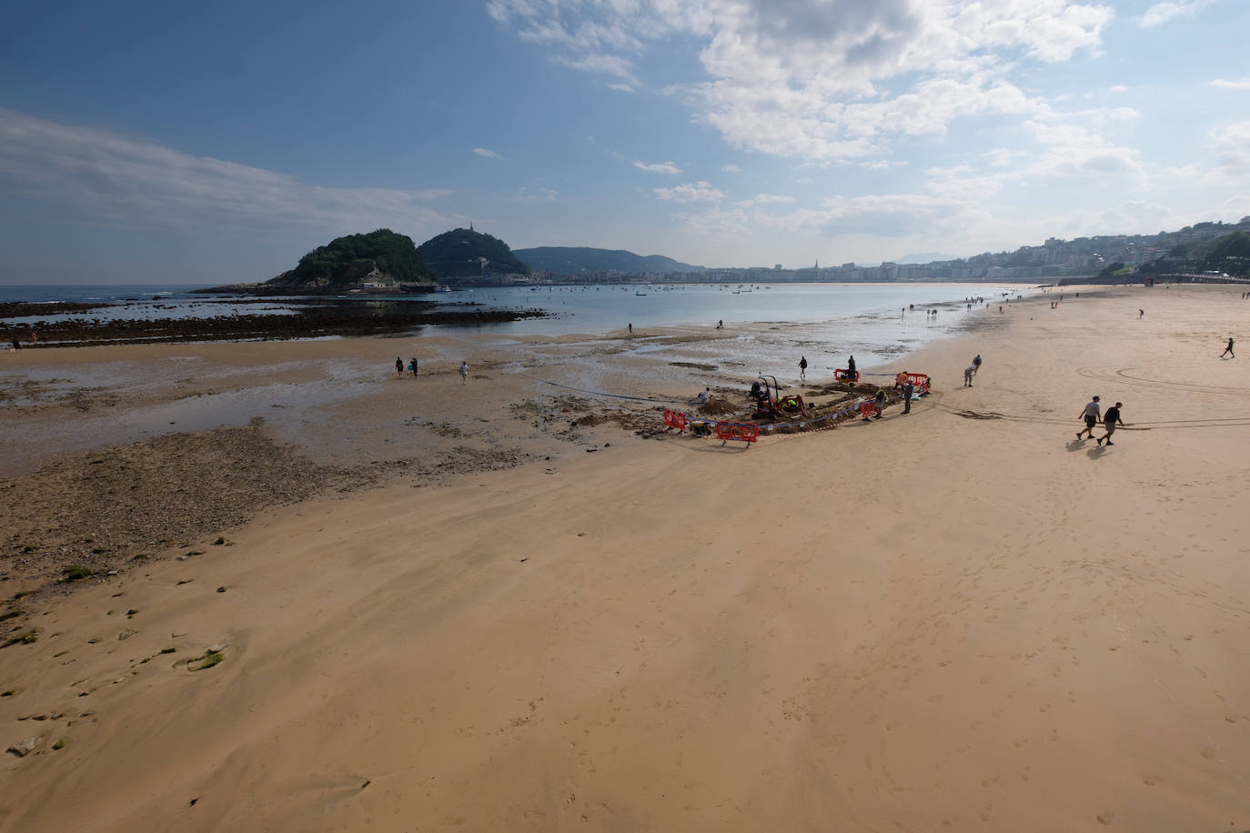 Las espectaculares imágenes de las mareas vivas en Gipuzkoa
