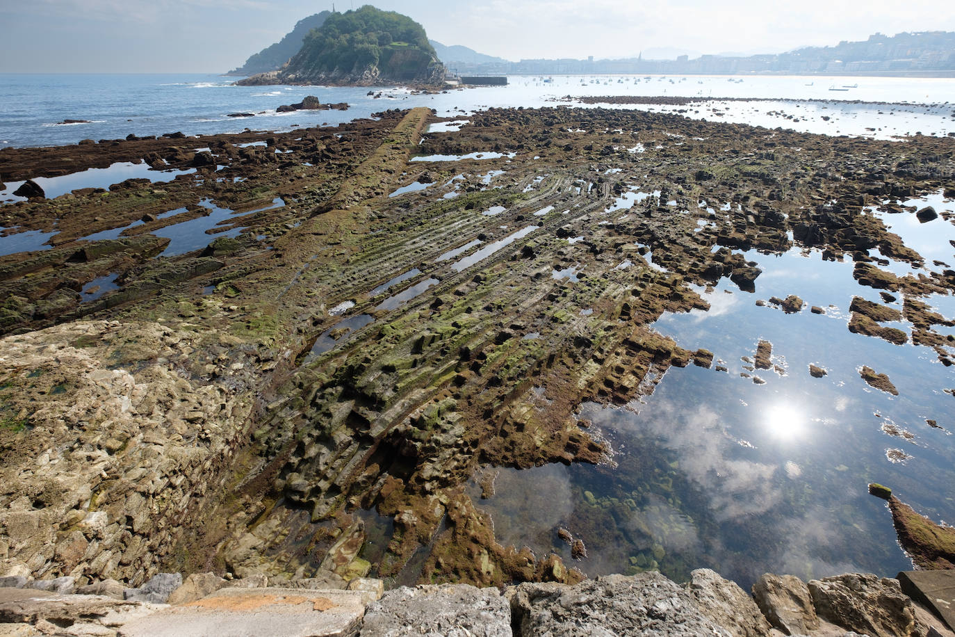 Las espectaculares imágenes de las mareas vivas en Gipuzkoa