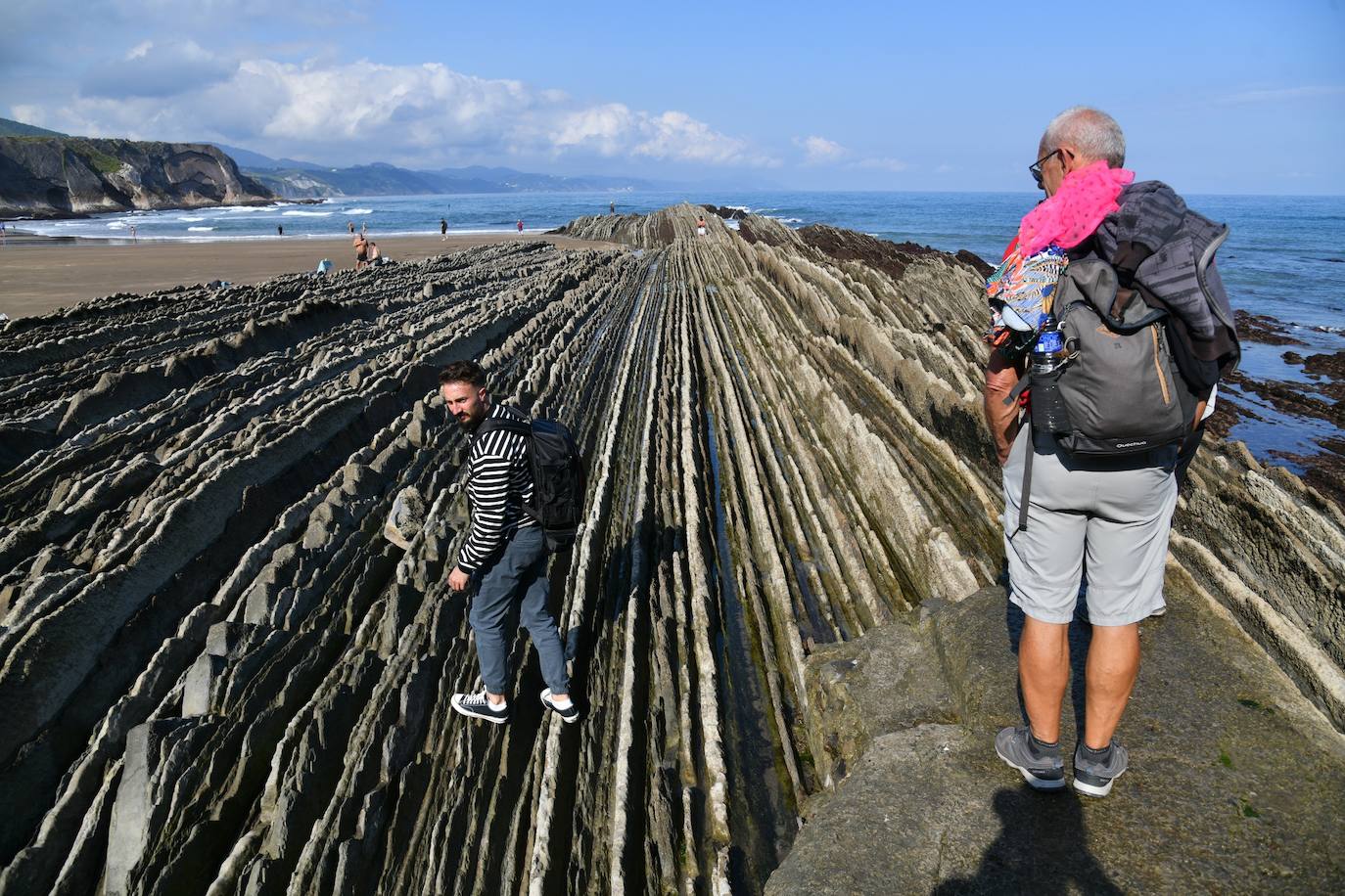 Las espectaculares imágenes de las mareas vivas en Gipuzkoa