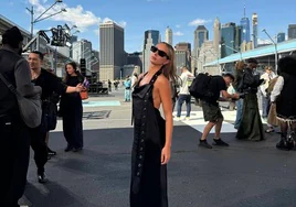 Izzi durante la 'New York Fashion Week'