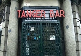 Fachada del Bar Tanger en San Sebastián, frente al María Cristina.