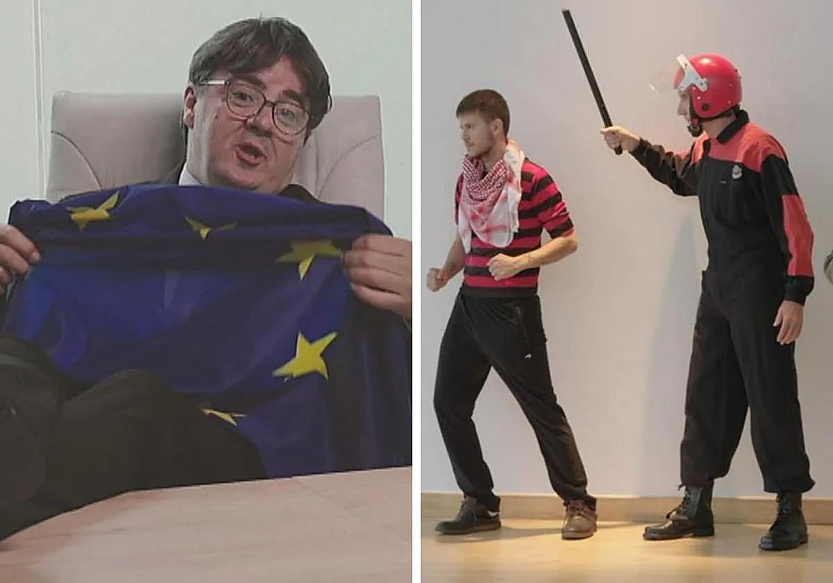 La huida de Puigdemont protagonizó el primer 'sketch' de la nueva temporada.
