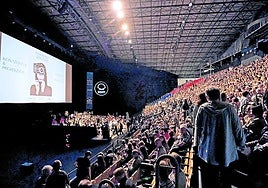 Concierto de cine de la Euskadiko Orkestra en el Velódromo.