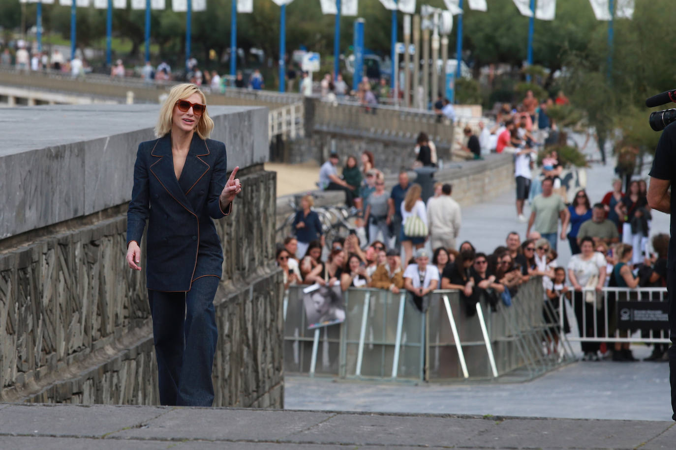 Así ha sido la llegada de Cate Blanchett a Donostia