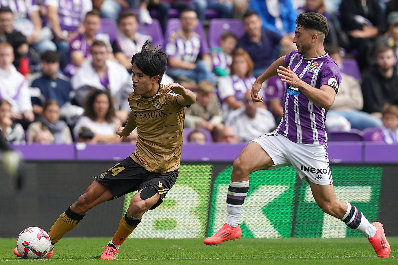 Las mejores imágenes de la Real Sociedad en Valladolid