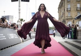 Karla Sofía Gascón, en la presentación de 'Emilia Pérez'.