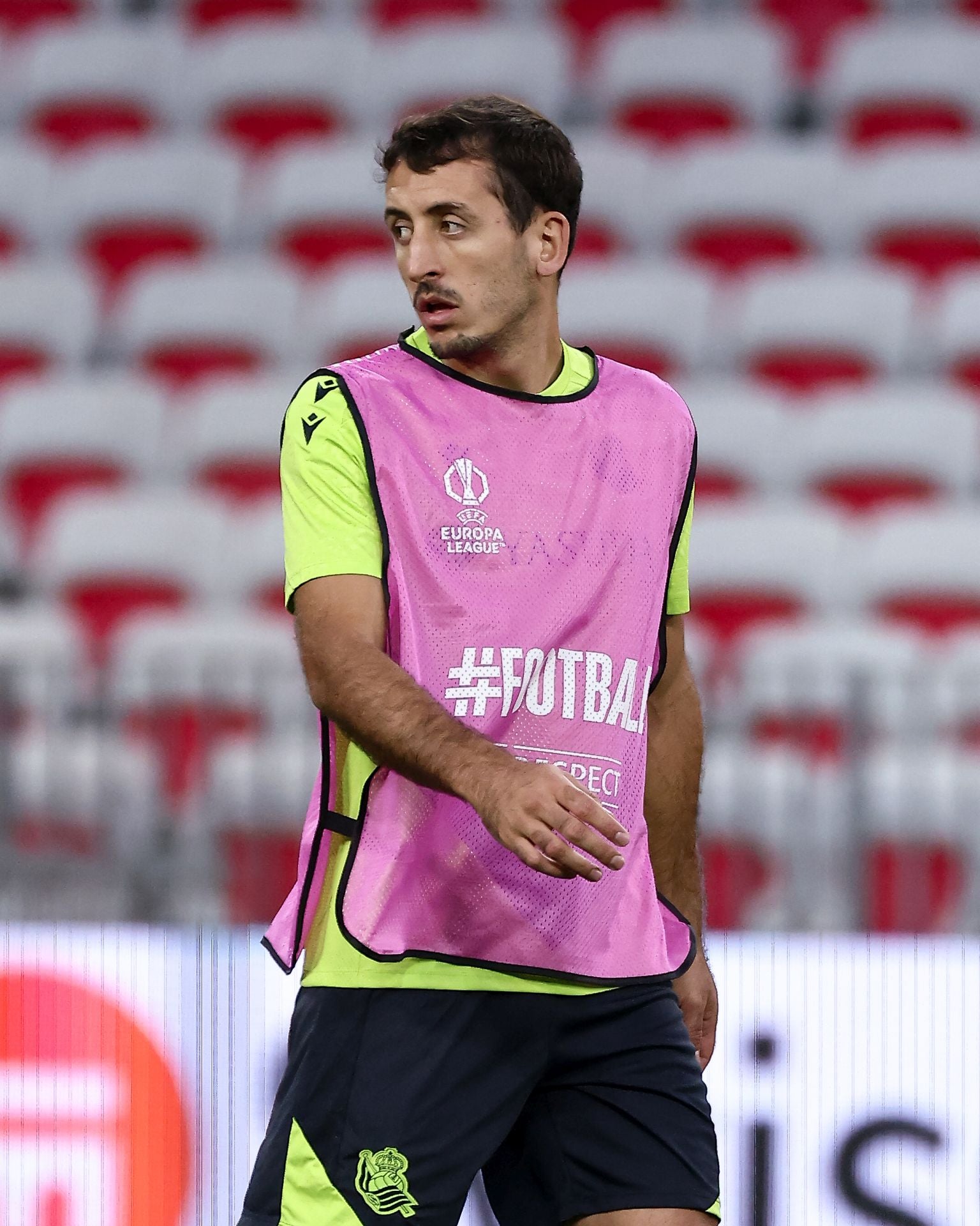 El entrenamiento de la Real en el Allianz Riviera