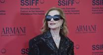 Isabelle Huppert va al cine