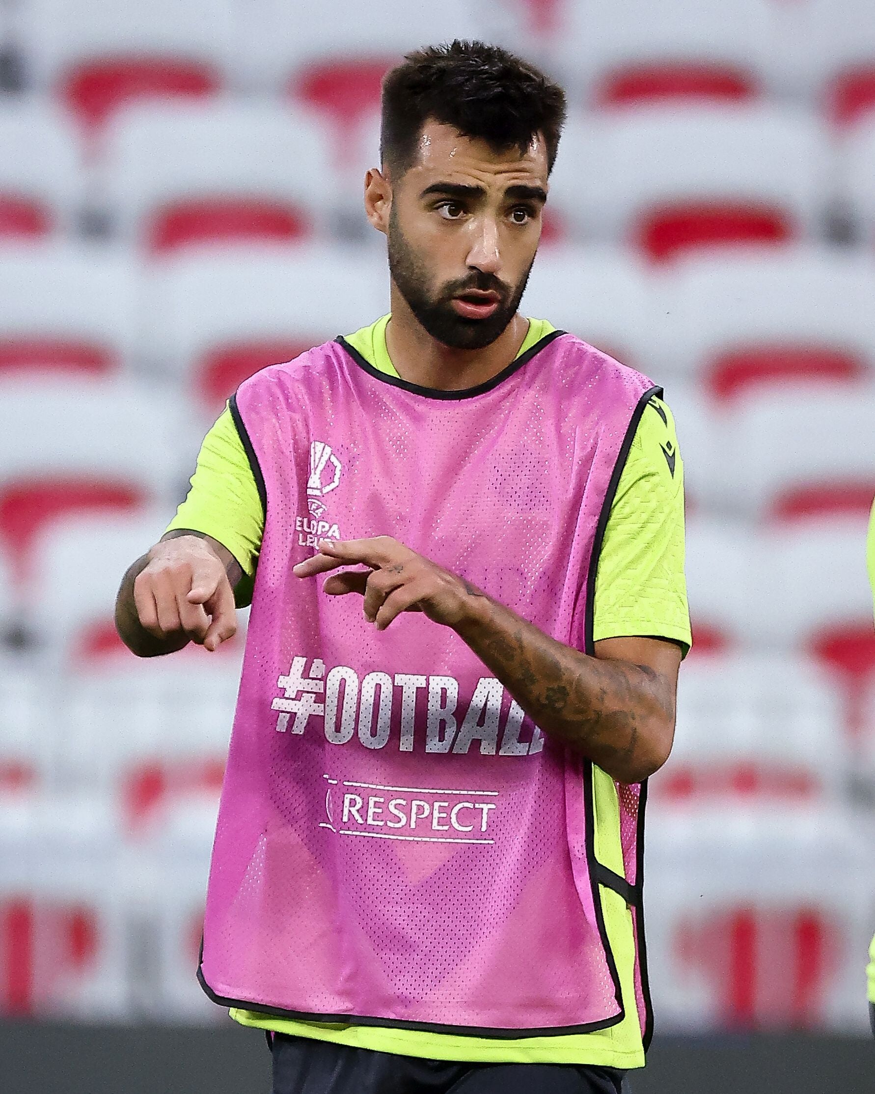 El entrenamiento de la Real en el Allianz Riviera