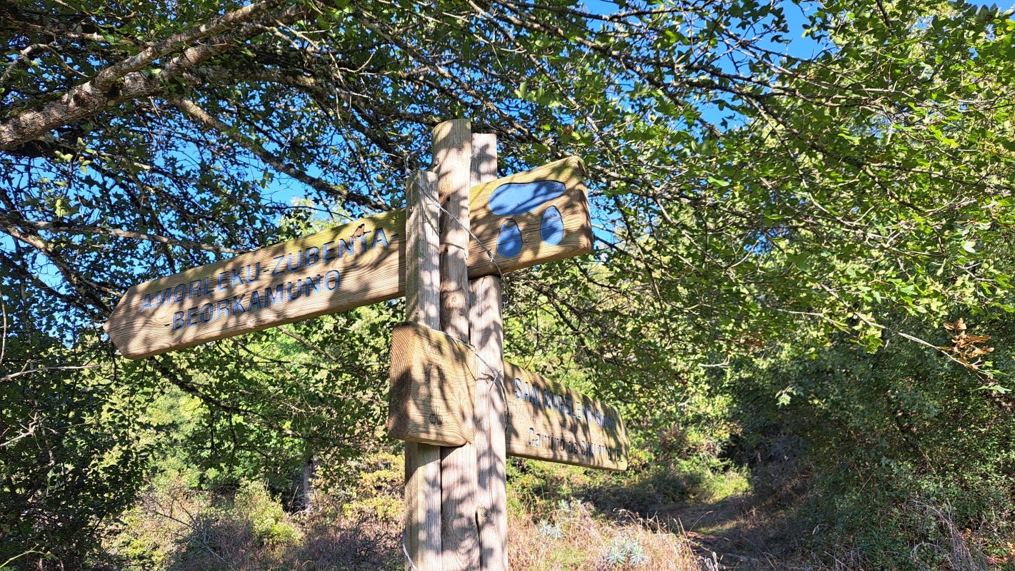 Ruta a la cima de Artxueta