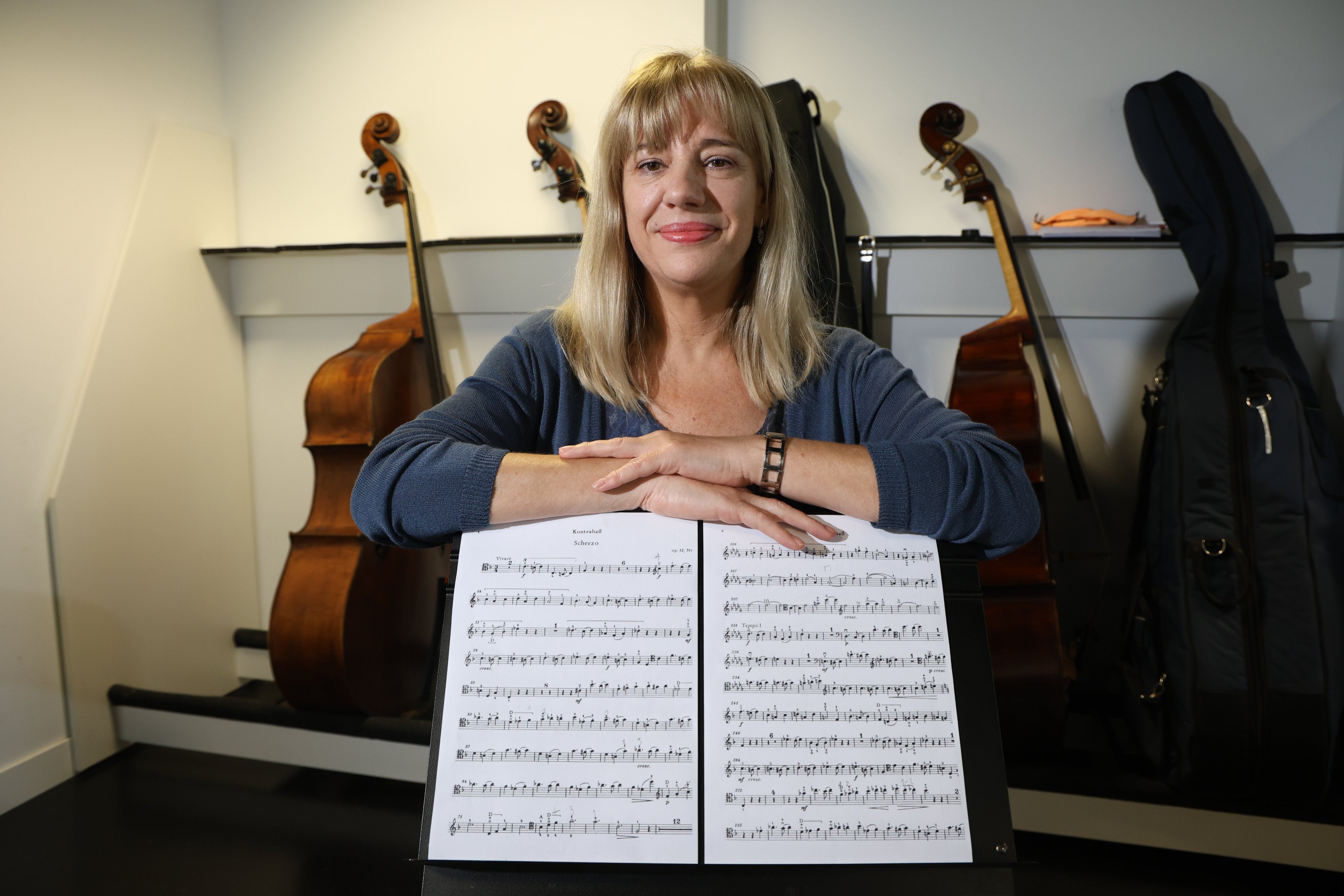 Miren Iñarga lleva diez años al frente del Centro Superior de Música del País Vasco Musikene.