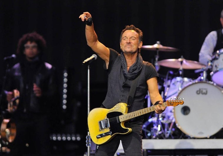 Bruce Springsteen durante uno de sus últimos conciertos en Donostia.