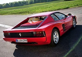 Imagen de archivo de un Ferrari Testarossa.