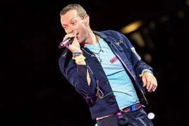 Chris Martin, cantante de Coldplay.