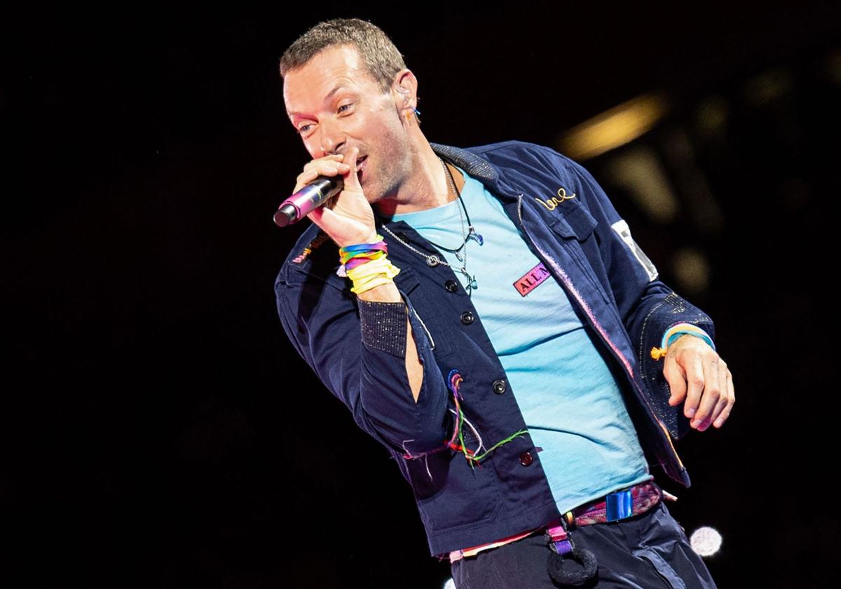 Chris Martin, cantante de Coldplay.