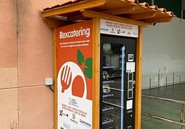 Máquina de vending 'Rexcatering' en Eibar.
