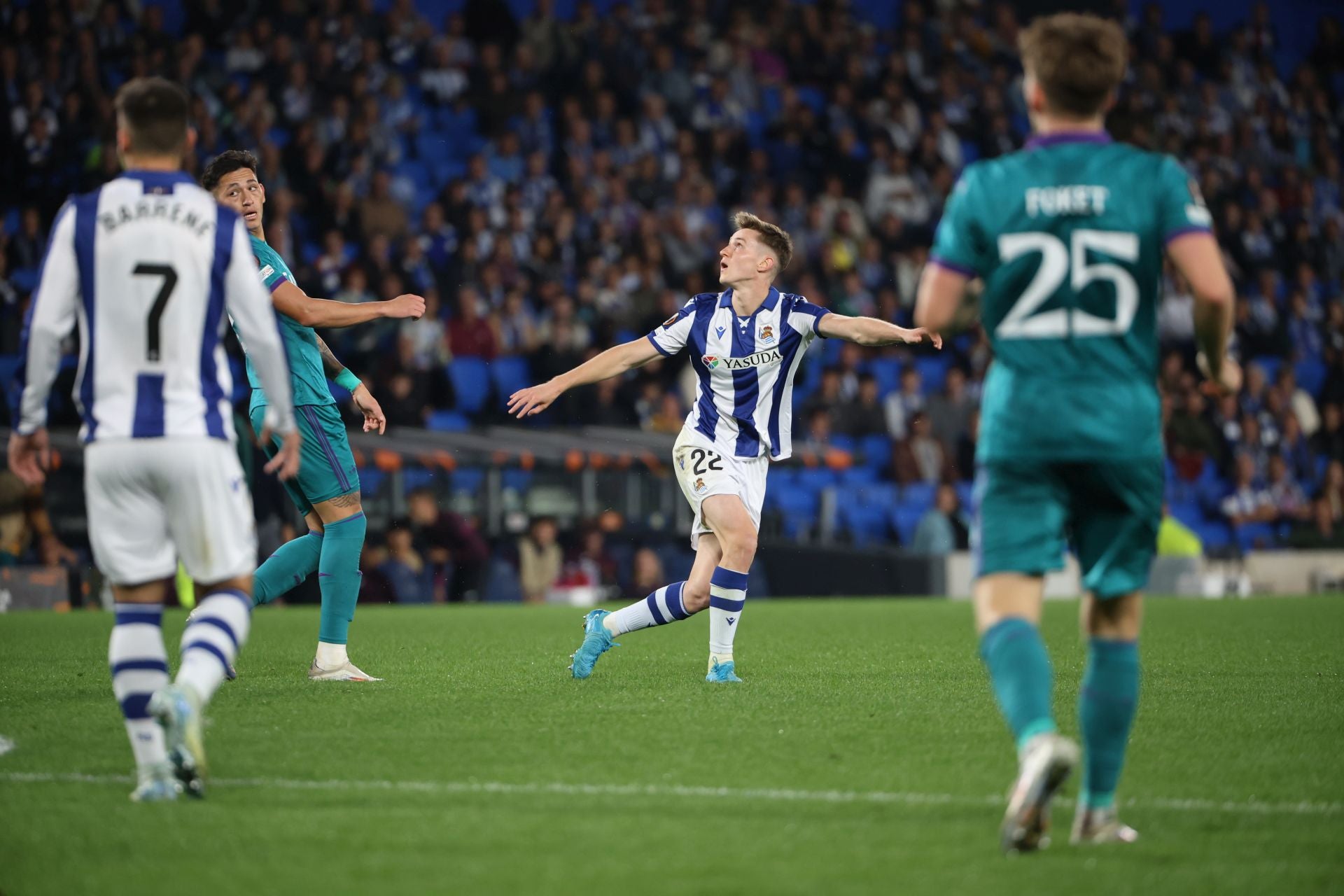 Las imágenes del Real Sociedad - Anderlecht