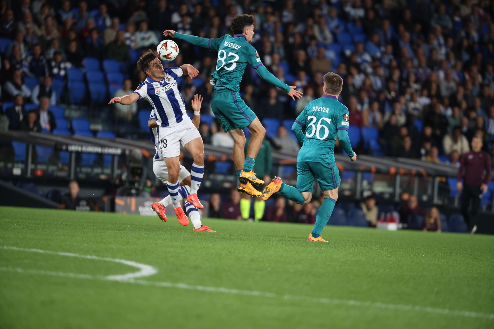 Las imágenes del Real Sociedad - Anderlecht