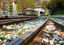 Antigua estación de tren de Azpeitia donde se ubica el museo.