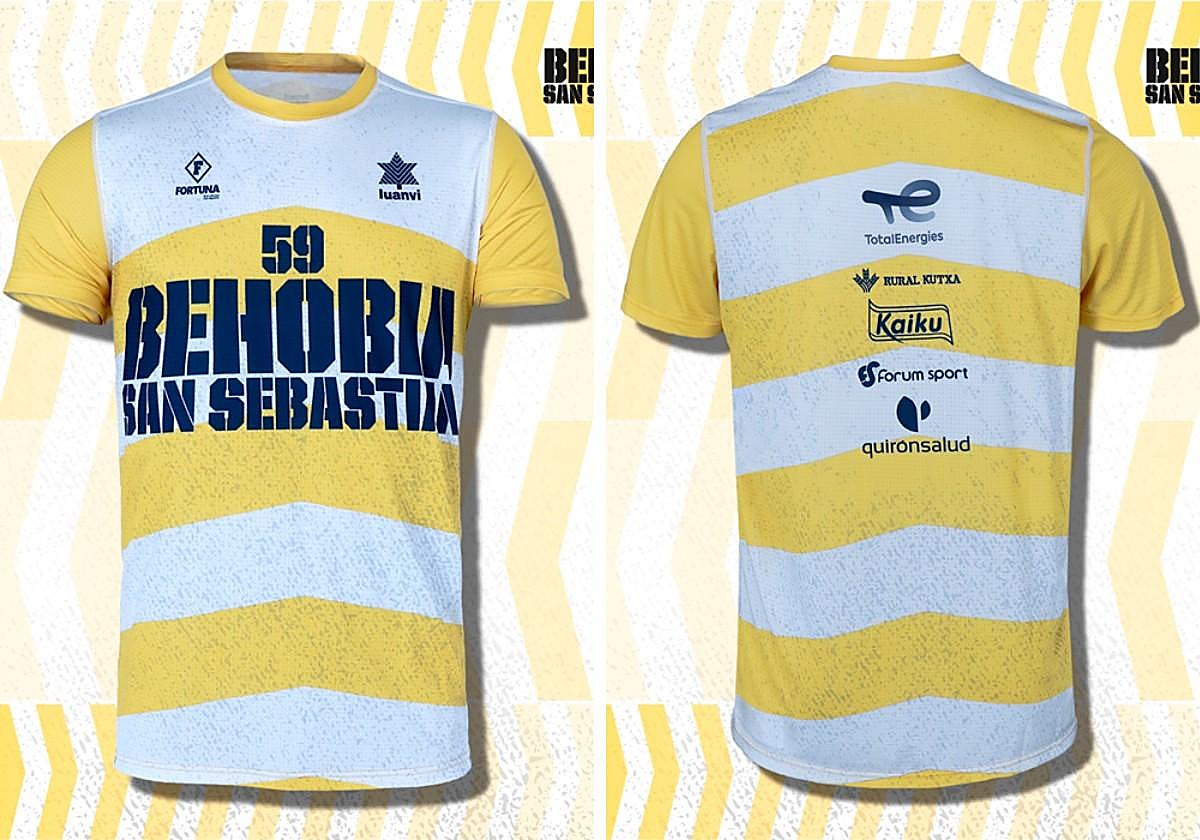 La camiseta de la 59. Behobia - San Sebastián.