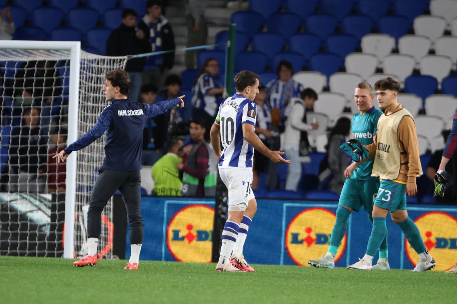 Las imágenes del Real Sociedad - Anderlecht