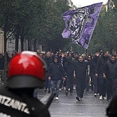 En libertad dos de los ultras del Anderlecht y otros tres pasan a disposición judicial acusados de desórdenes públicos