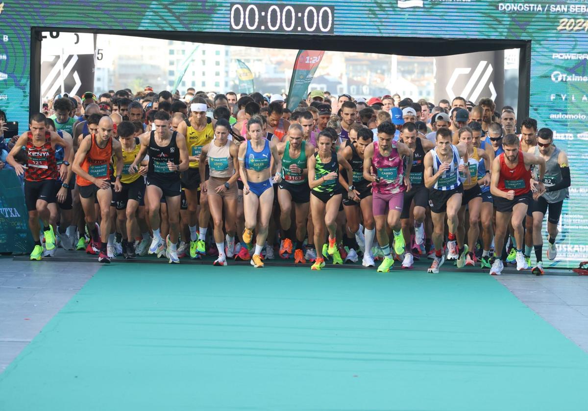 Las imágenes del Media Maratón de San Sebastián