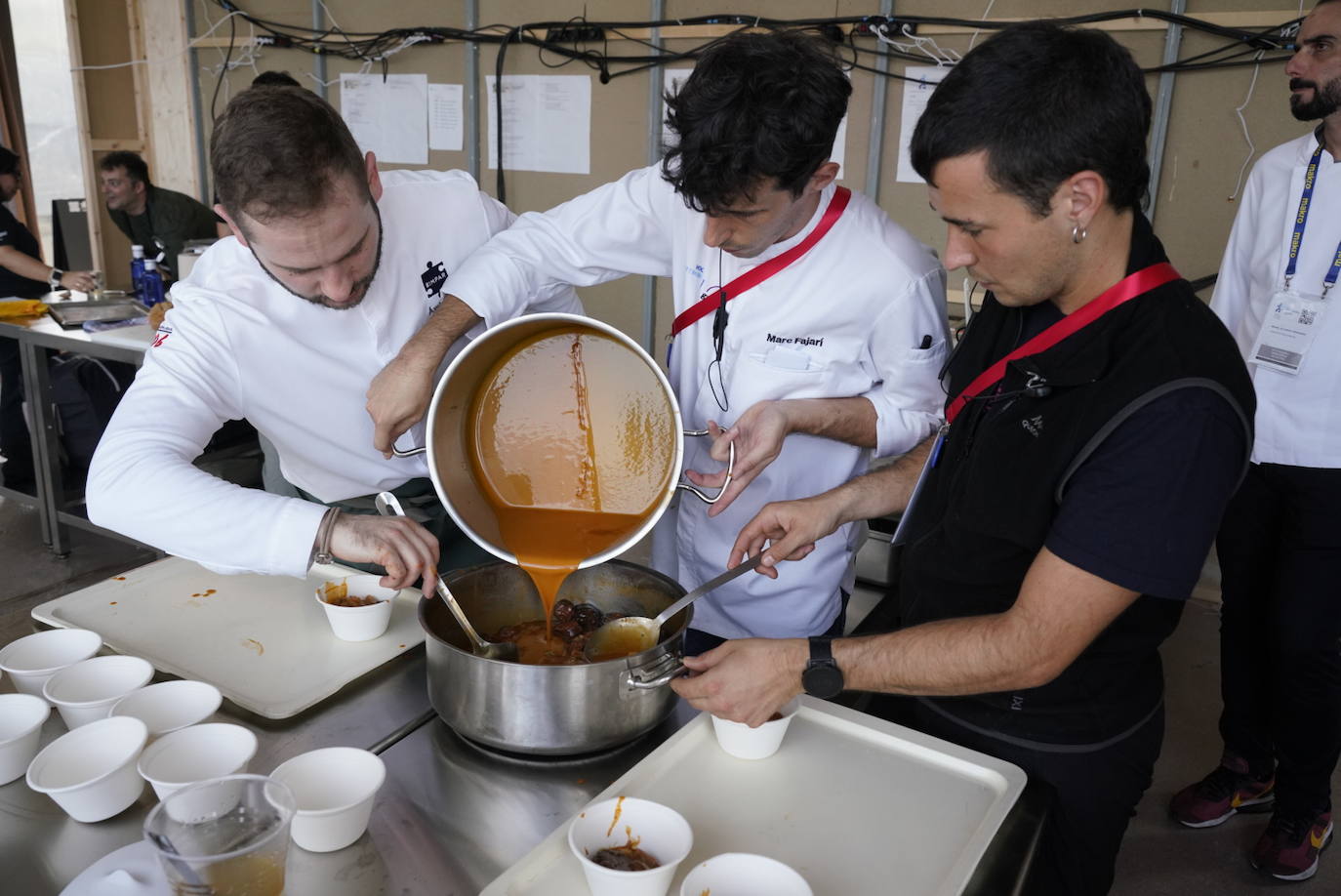 Las imágenes del campeonato mundial de callos en San Sebastian Gastronomika