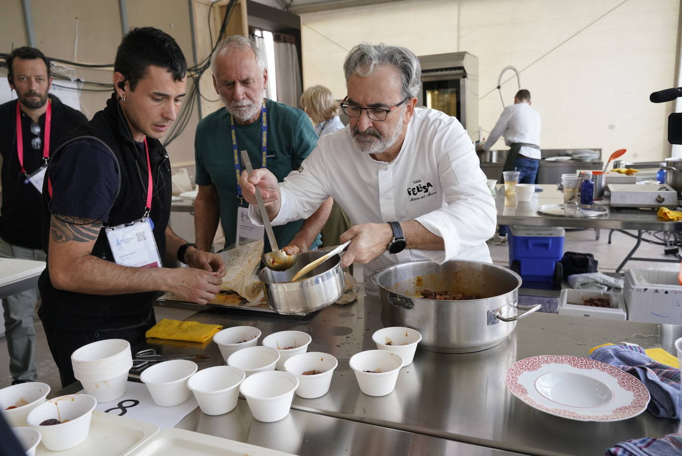 Las imágenes del campeonato mundial de callos en San Sebastian Gastronomika
