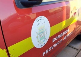 Vehículo de Bomberos de la Diputación Provincial de Sevilla.